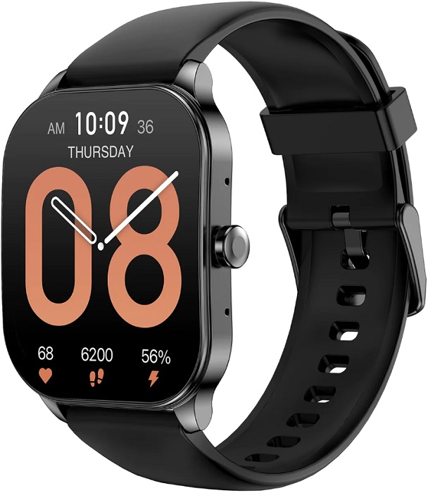 Смарт-часы Amazfit Pop 3S Metallic Black - Миниатюра 1
