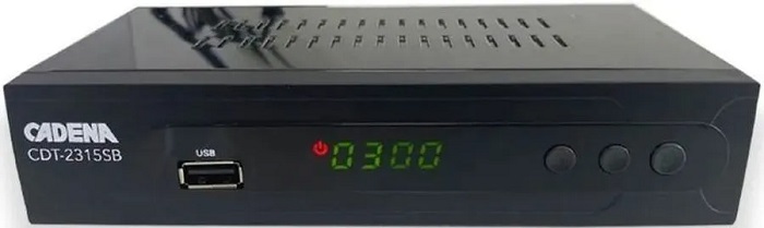 Цифровой ресивер DVB-T2 Cadena CDT-2315SB