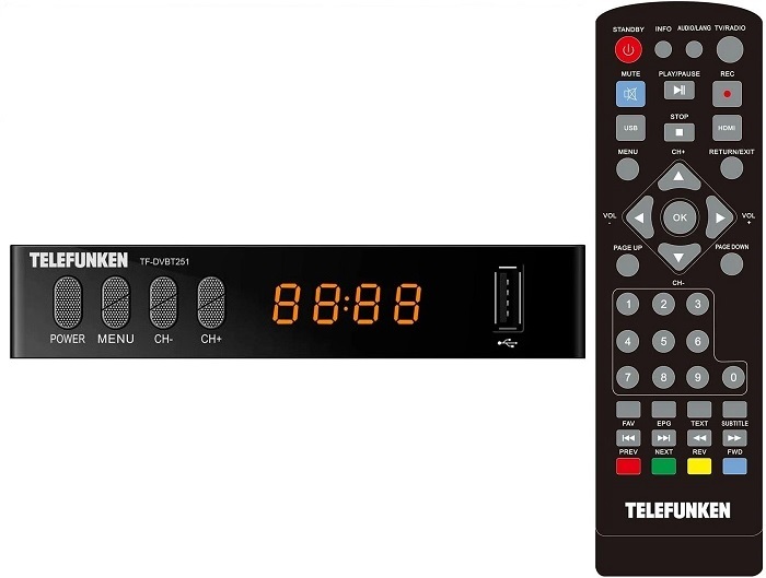 Цифровой ресивер DVB-T2 TELEFUNKEN - Миниатюра 1