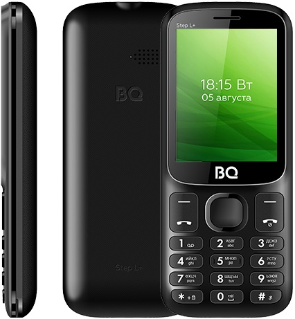 Мобильный телефон BQ StepL+ Black - Миниатюра 1