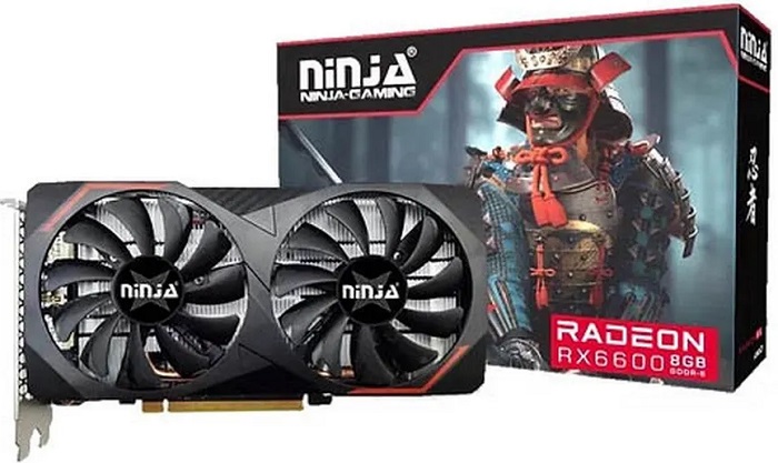 Видеокарта AMD Radeon RX 6600 Sinotex Ninja - Миниатюра 1