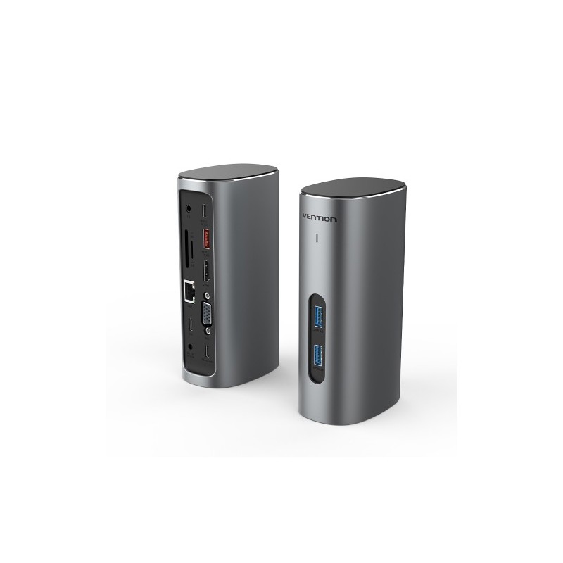 Мультифункциональная док-станция Vention USB Type C 12 в 1 Vention USB Type C 12 в 1 - Миниатюра 1