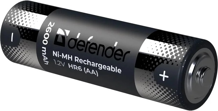 Аккумулятор AA 2600mAh Defender HR6-2BL - Миниатюра 1