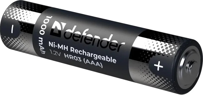 Аккумулятор AAA 1000mAh Defender HR03-2BL - Миниатюра 1