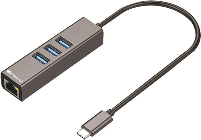 Сетевая карта TypeC + HUB 3xUSB Origo OU330N/A1A - Миниатюра 1
