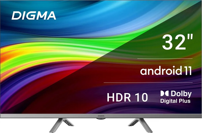 Телевизор 32" Digma DM-LED32SBB39 - Миниатюра 1