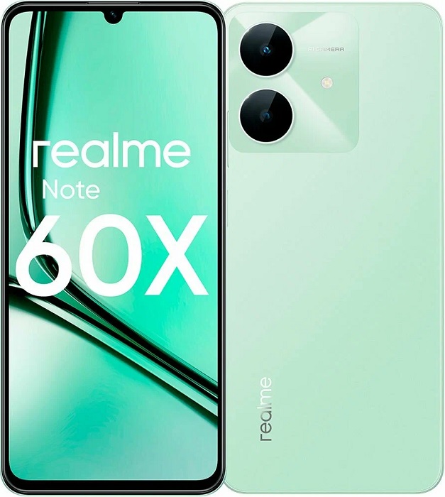 Смартфон Realme Note 60x 3/64Гб Wilderness Green
