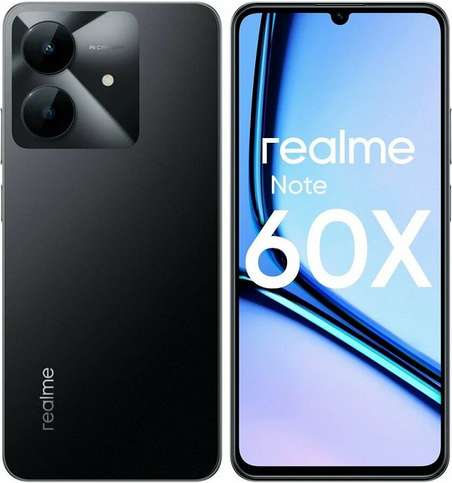 Смартфон Realme Note 60x 3/64Гб Marble Black