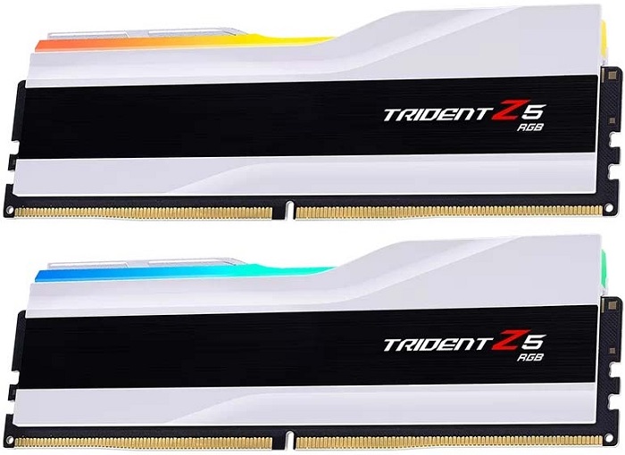 Оперативная память DDR5 32Гб G.SKILL Trident Z5 RGB White - Миниатюра 1