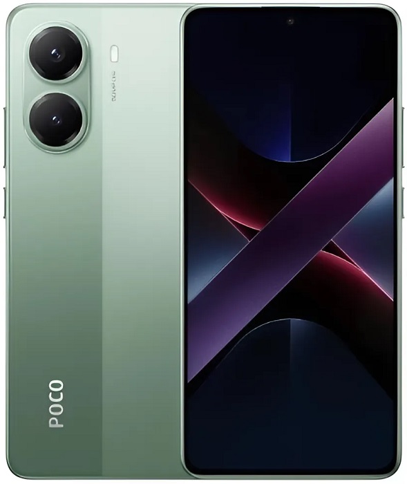 Смартфон POCO X7 Pro 5G 12/256Гб Green - Миниатюра 1