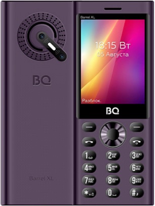 Мобильный телефон BQ Barrel XL Purple+Black - Миниатюра 1