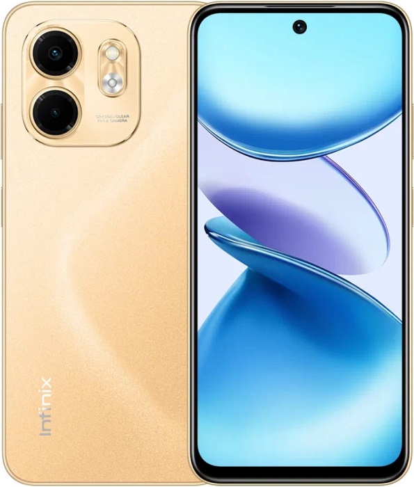Смартфон Infinix Smart 9 3/128Gb Sandstone Gold - Миниатюра 1