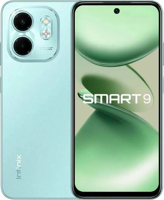 Смартфон Infinix Smart 9 3/128Gb Mint Green - Миниатюра 1