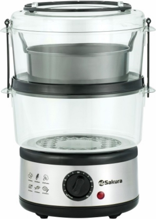 Пароварка Sakura SA-7216-2 - Миниатюра 1