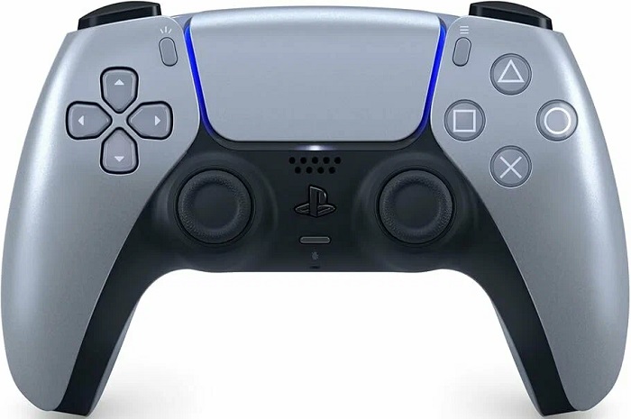 Геймпад беспроводной Sony PlayStation DualSense Sterling Silver - Миниатюра 1