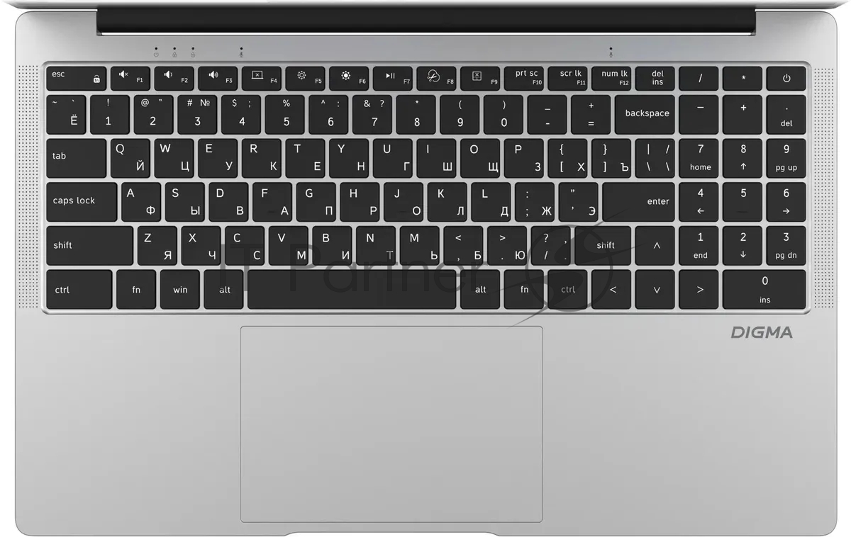 Ноутбук Digma EVE C5801 Celeron N4020 8Gb SSD256Gb Intel UHD Graphics 600 15.6" IPS FHD