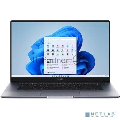 Ноутбук Honor MagicBook 15.6" IPS FHD grey Ryzen 5 5500U/16Gb/512Gb SSD/VGA int/noOS - Миниатюра 1