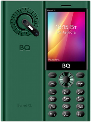 Мобильный телефон BQ Barrel XL Green+Black - Миниатюра 1