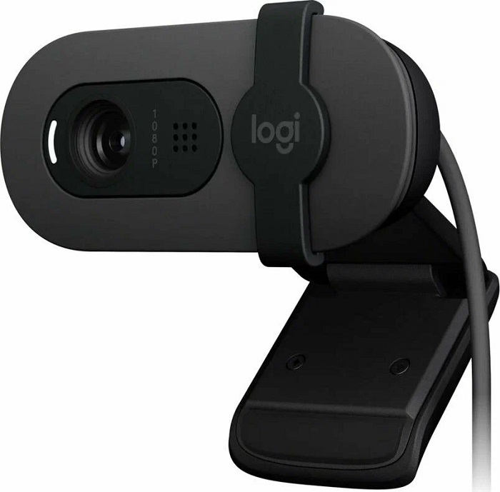 Веб-камера Logitech BRIO 100 Graphite - Миниатюра 1