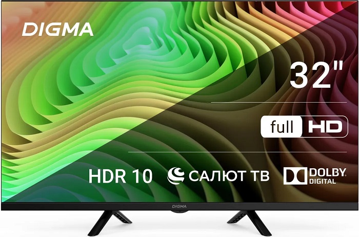 Телевизор 32" Digma DM-LED32SBB36 - Миниатюра 1