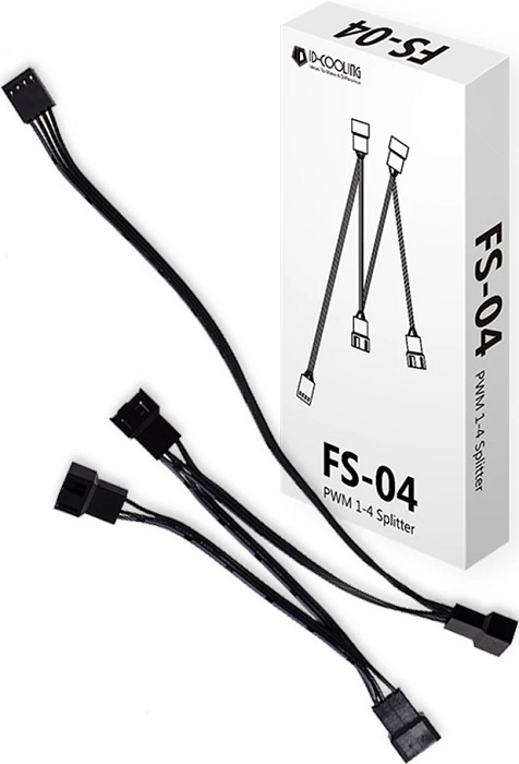 Разветвитель питания вентиляторов ID-Cooling FS-04 - Миниатюра 1