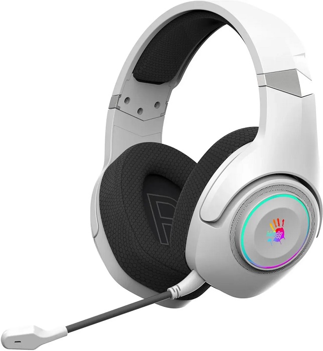 Наушники игровые 7.1 беспроводные A4Tech Bloody GR270 White - Миниатюра 1
