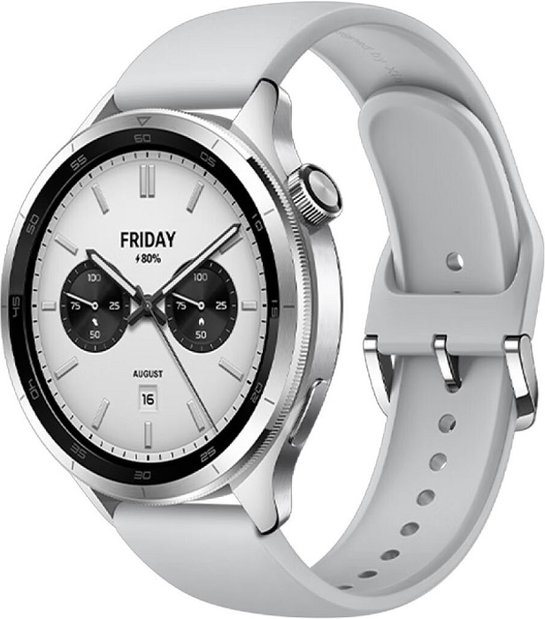 Смарт-часы Xiaomi Watch S4 Silver - Миниатюра 1