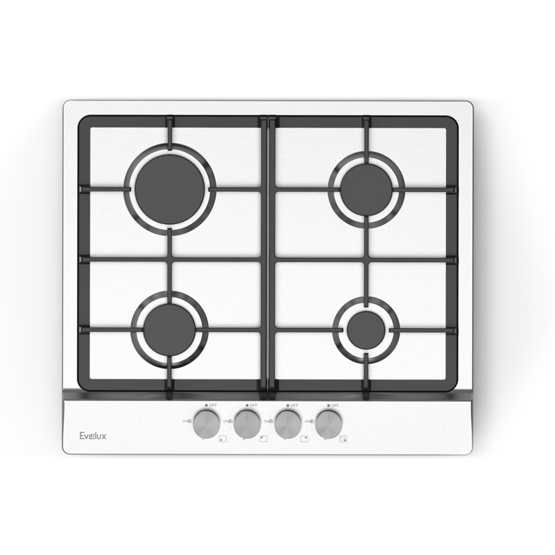 Газовая варочная панель EVELUX EVELUX HEG 633 X - Миниатюра 1