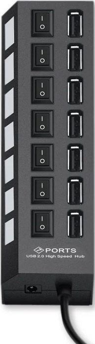USB-хаб Gembird UHB-U2P7-01 - Миниатюра 1