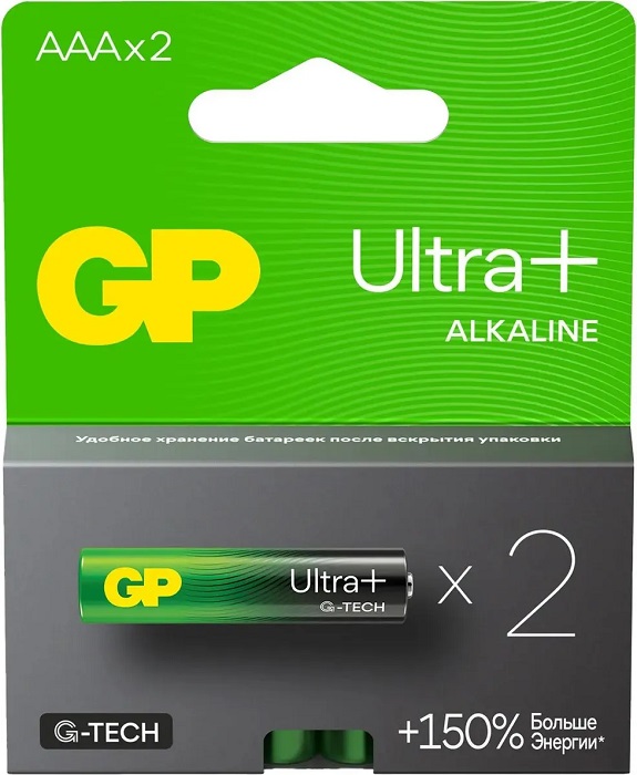 Батарейка AAA GP Ultra Plus - Миниатюра 1