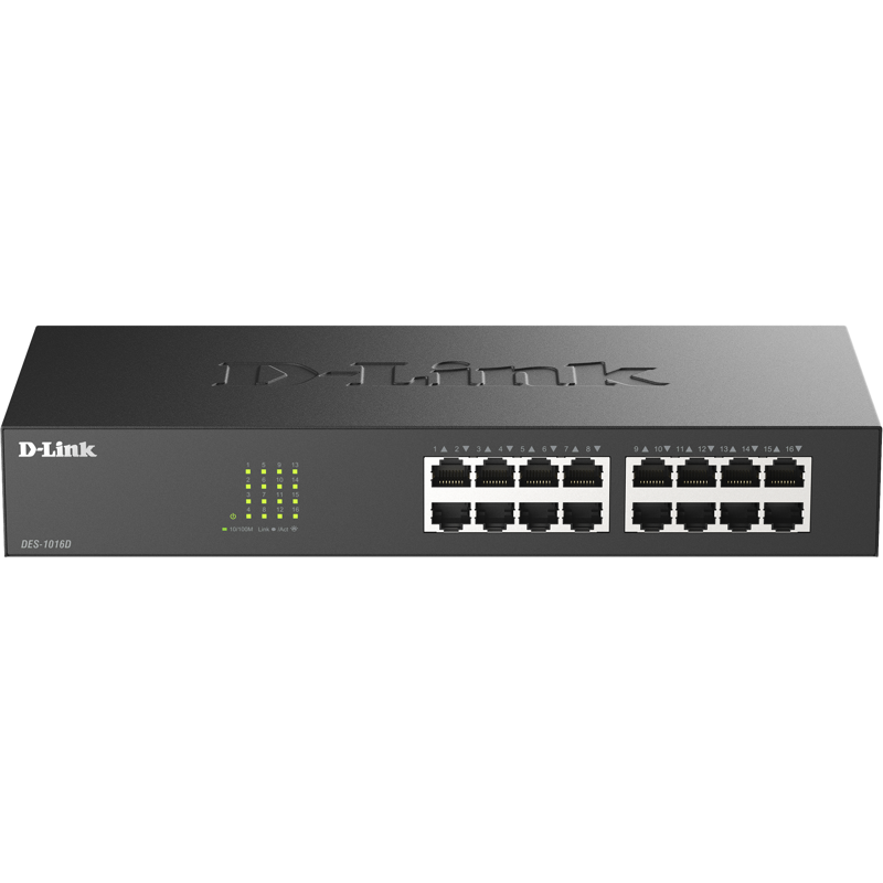 Коммутатор D-Link DES-1016D/I1A - Миниатюра 1