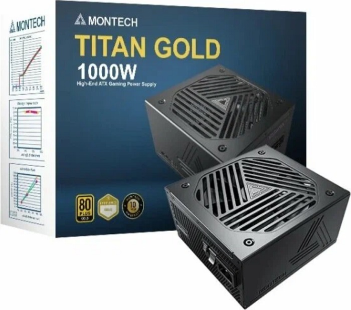 Блок питания 1000 Вт Montech TITAN GOLD 1000W - Миниатюра 1
