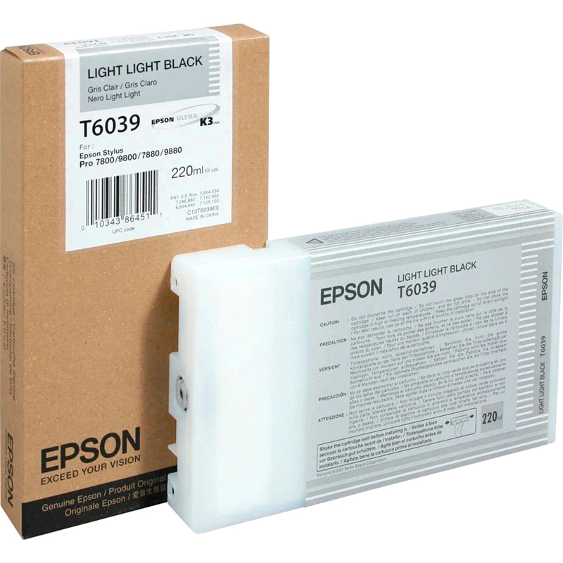 Картридж Epson Т6039 C13T603900 - Миниатюра 1