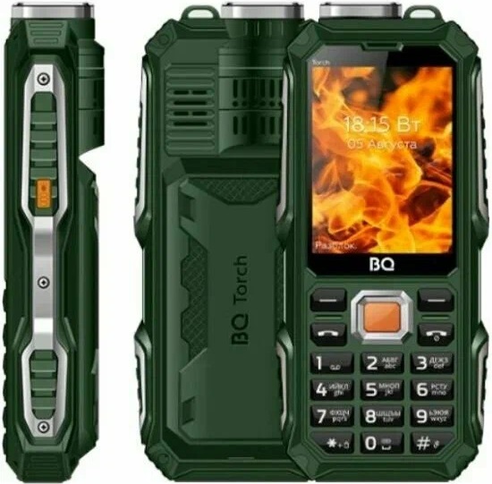 Мобильный телефон BQ Torch Dark Green - Миниатюра 1