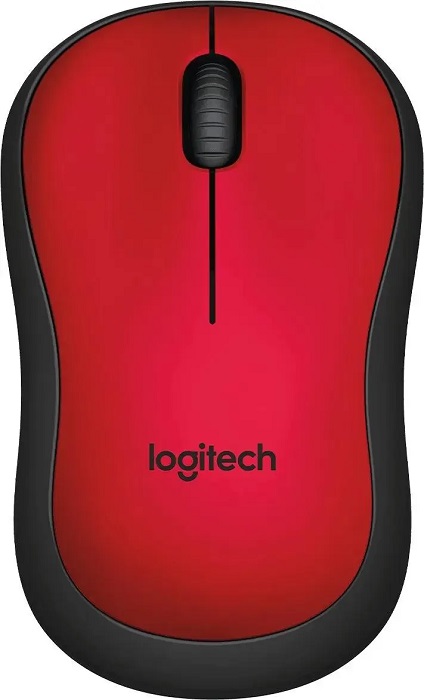 Мышь беспроводная Logitech M220 Silent Red - Миниатюра 1