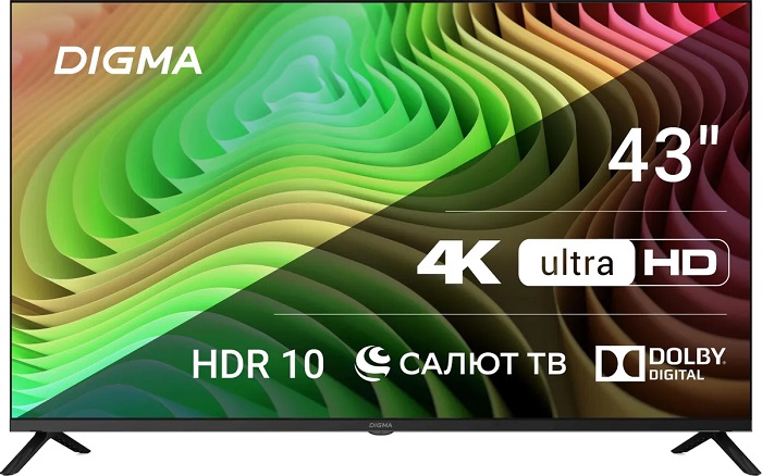 Телевизор 43" Digma DM-LED43UBB40 - Миниатюра 1