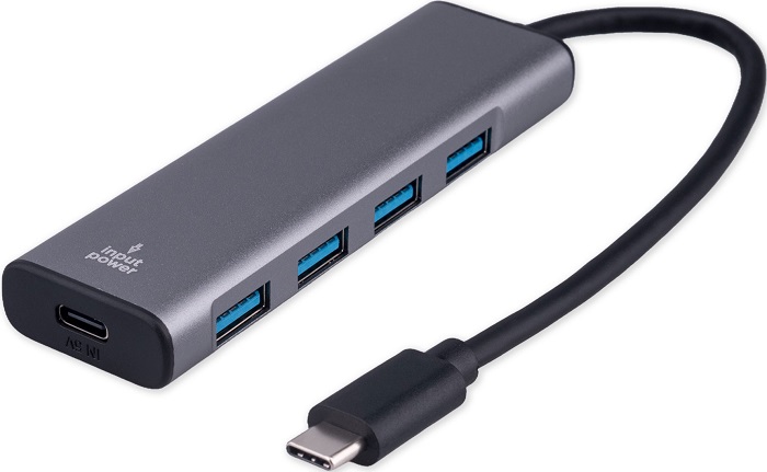 USB-хаб TypeC Gembird UHB-U3P7-02 - Миниатюра 1