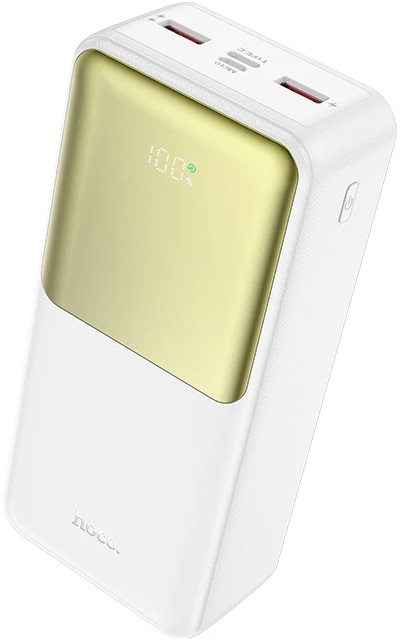 Портативный аккумулятор 30 000 мАч Hoco J136B White - Миниатюра 1