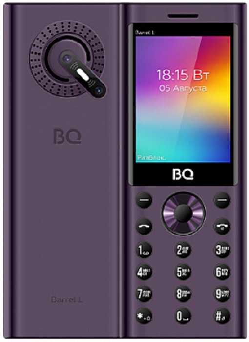 Мобильный телефон BQ Barrel L Purple + Black