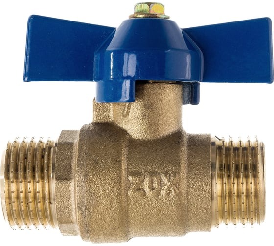 Кран шаровой нар/нар 1/2" ZOX - Миниатюра 1