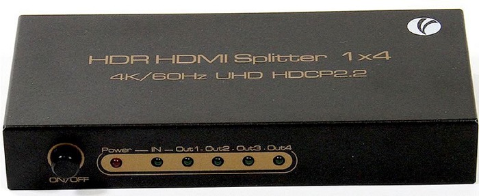 Видеосплитер HDMI VCOM DD424 - Миниатюра 1
