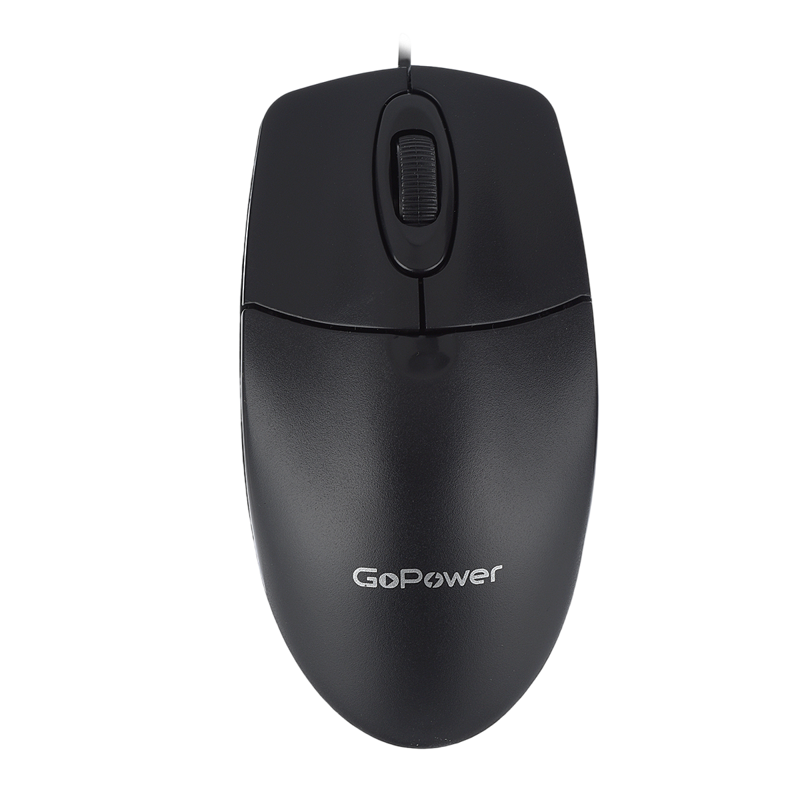 Мышь Мышь проводная GoPower GPM01
