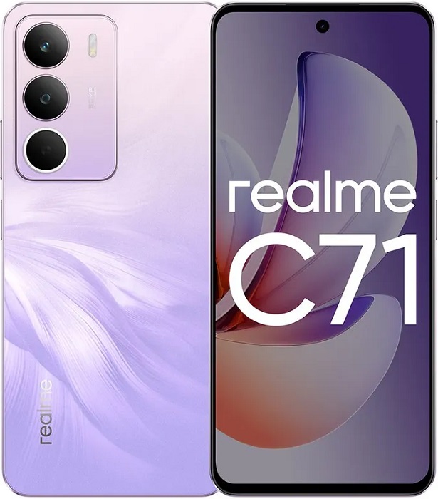 Смартфон Realme C71 6/128Гб Purple - Миниатюра 1