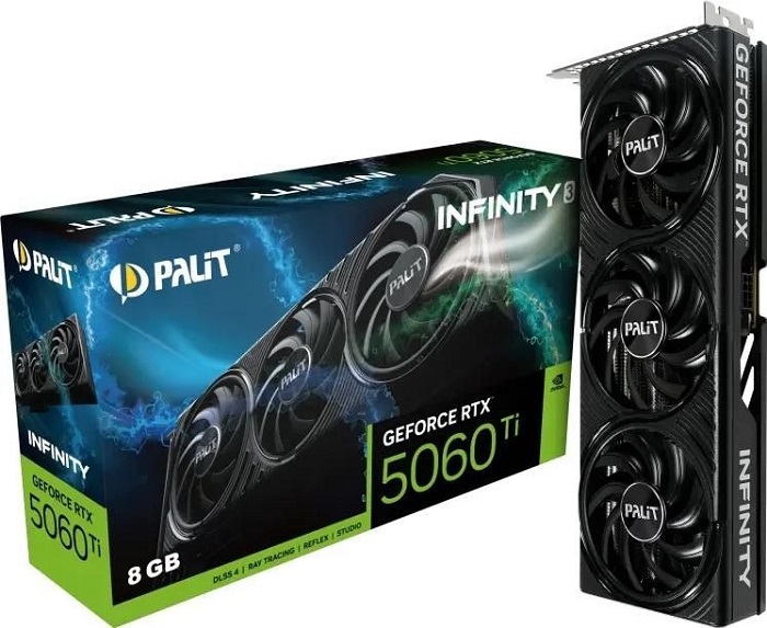 Видеокарта nVidia RTX 5060Ti Palit Infinity 3 - Миниатюра 1