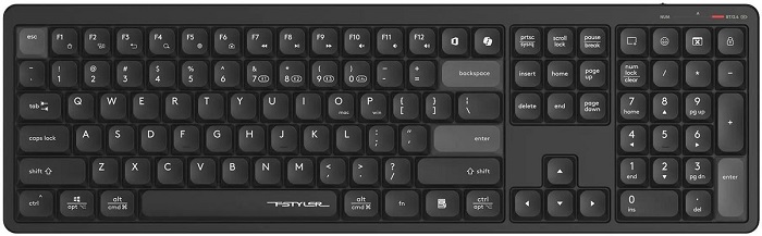 Клавиатура A4Tech Fstyler FBX55C Black - Миниатюра 1