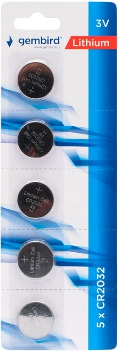Батарейка 2032 Gembird - Миниатюра 1