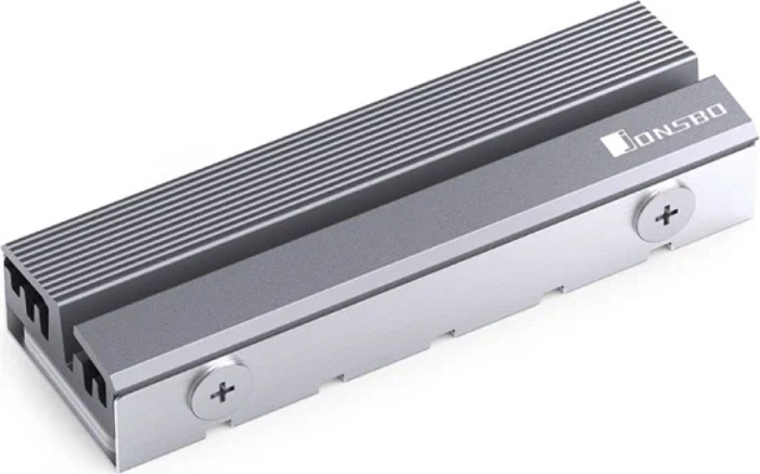 Радиатор для SSD JONSBO M.2-6 Gray - Миниатюра 1