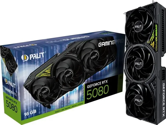 Видеокарта nVidia RTX 5080 Palit GamingPro V1 - Миниатюра 1