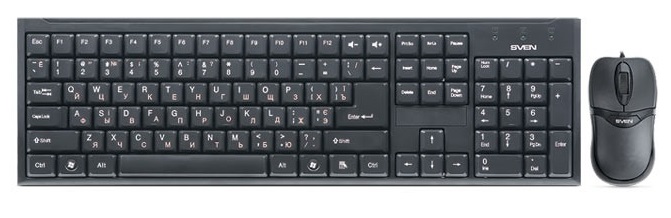 Комплект клавиатура + мышь Sven Standard 310 Сombo - Миниатюра 1