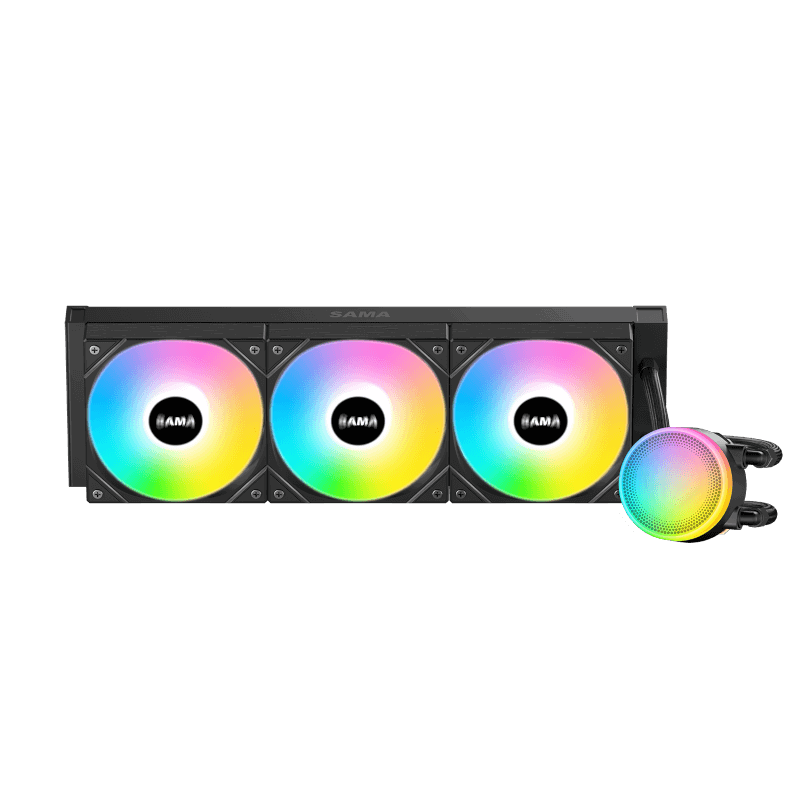 Водяное охлаждение для процессора SAMA L60 Black L60-BKWAYXO3-G - Миниатюра 1